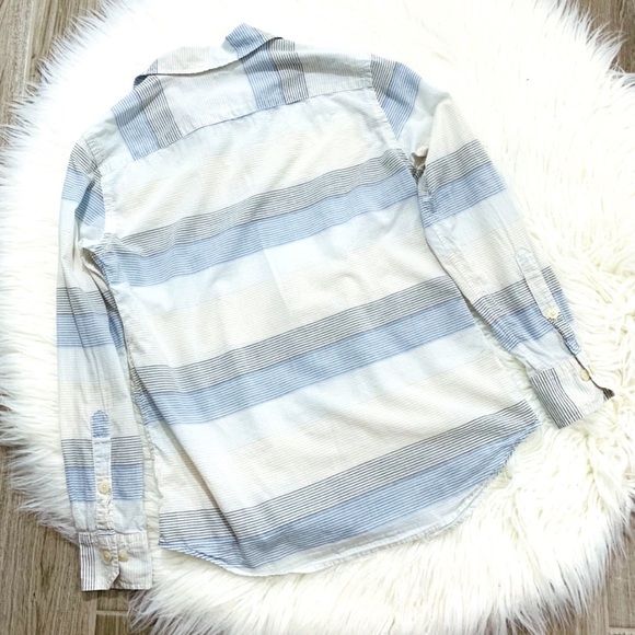 Fossil Stripe Button Down Shirt Size Small - Picture 2 of 4